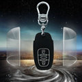Good Genuine Leather Key Ring Auto Key Bags Smart for Audi R8 - Black